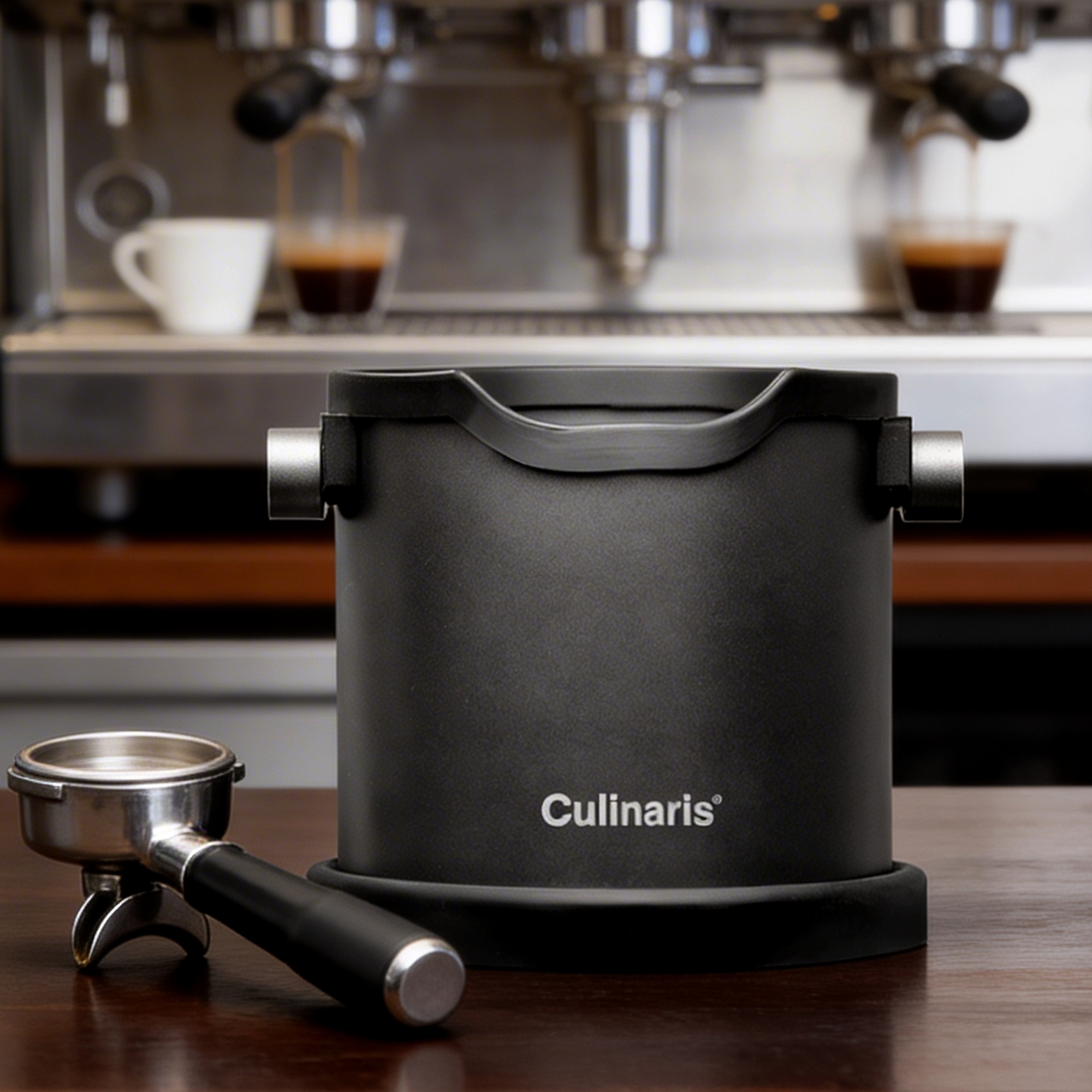 Espresso Knock Box - matt black | Culinaris