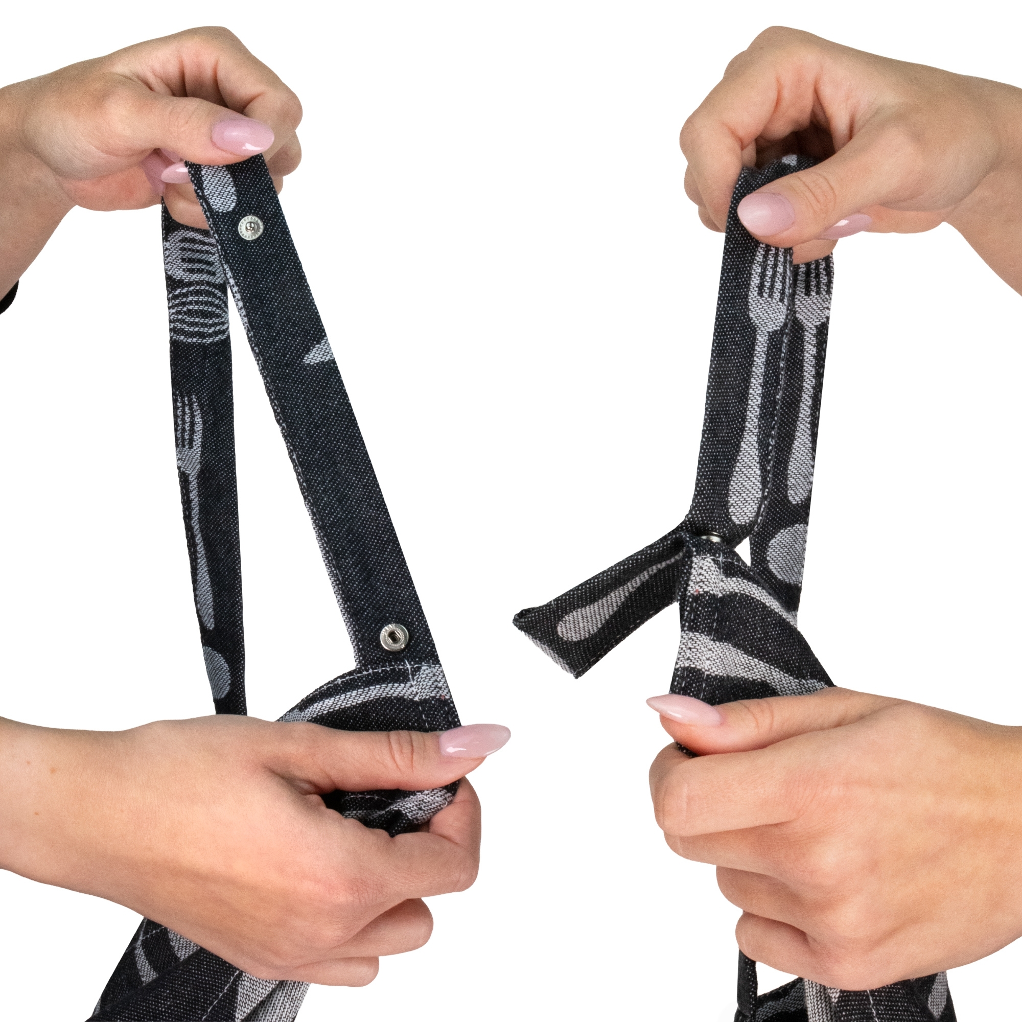 Apron - Black Cutlery | Culinaris