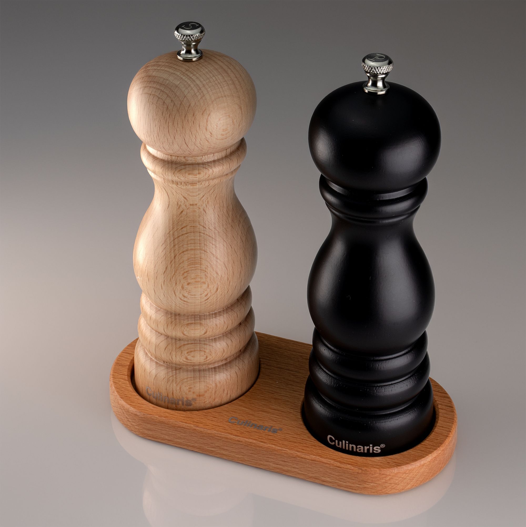 Salt mill - Molina - 18 cm - Beech wood | Culinaris