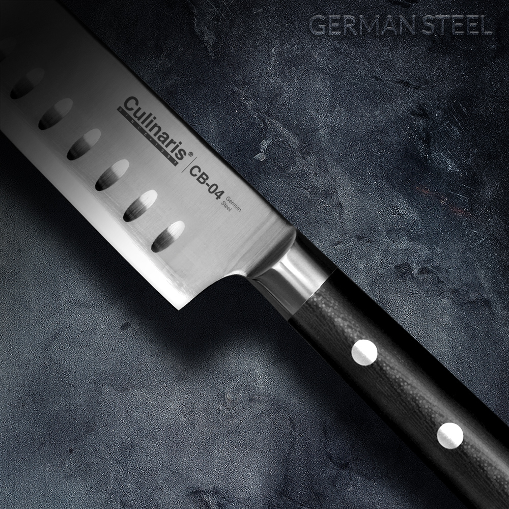 Santoku small - Black series - 13 cm - CB-04 | Culinaris