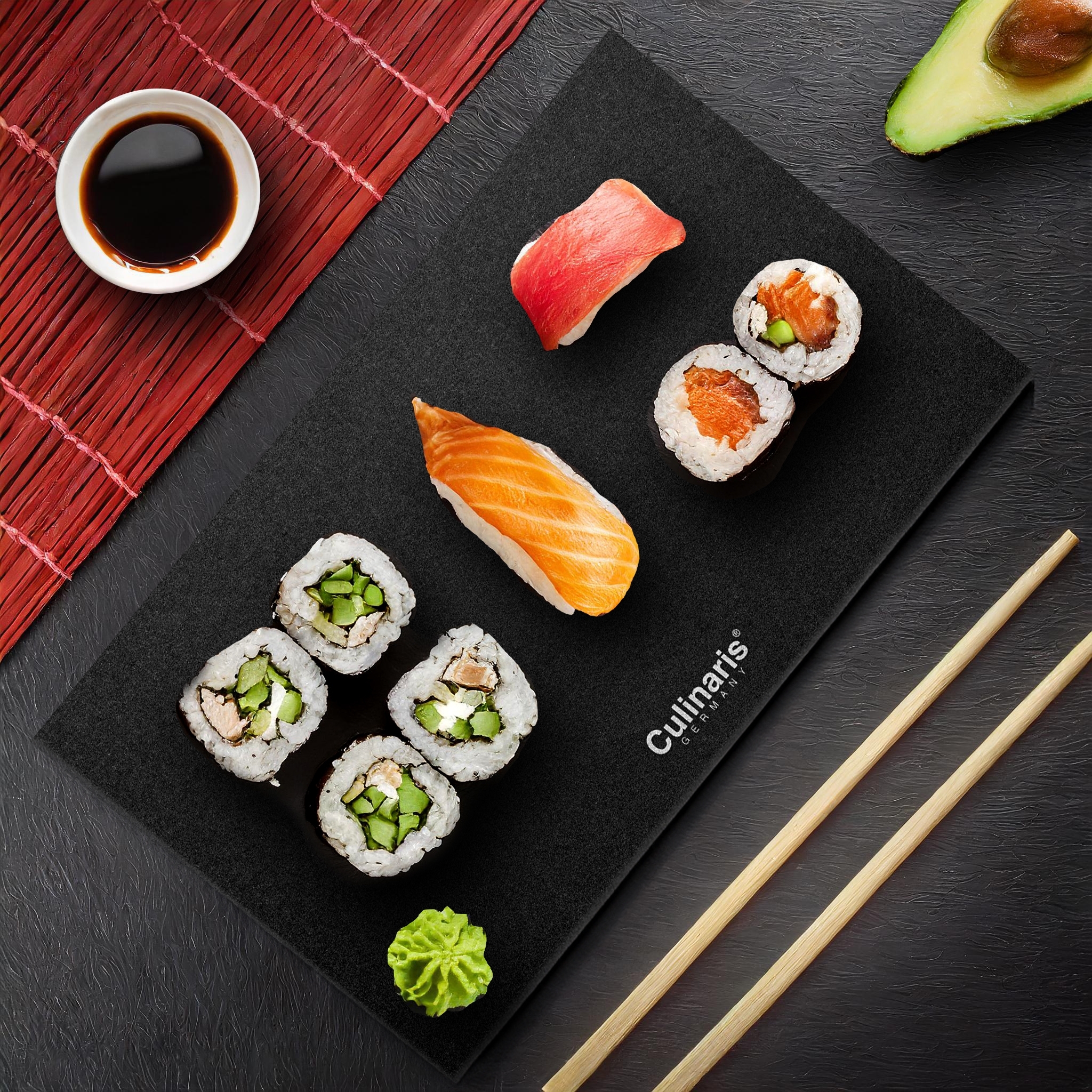 NERO chopping board 25 x 15 x 0.7 cm + NEROCURA wood balm | Culinaris