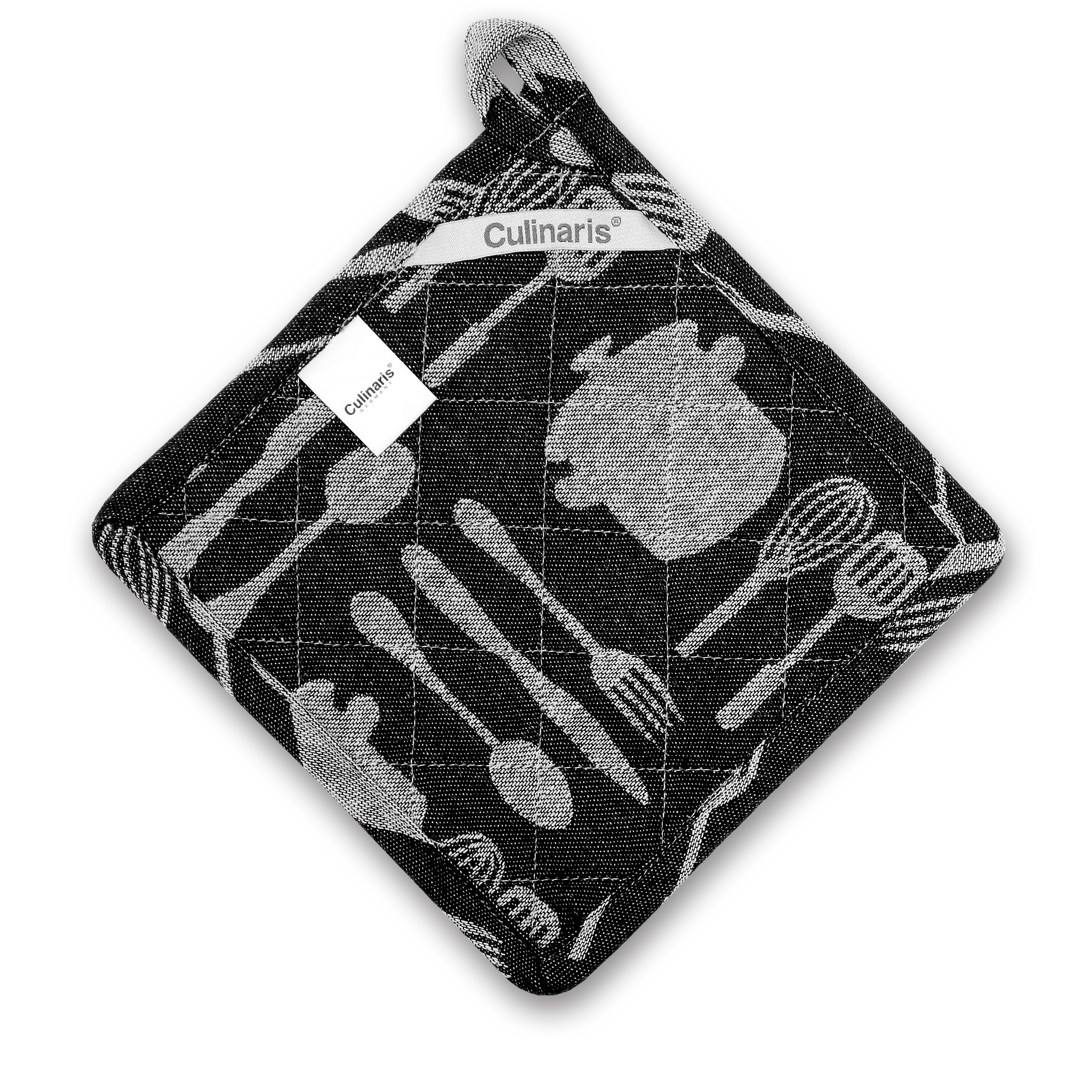 Oven Cloth - Black Cutlery | Culinaris