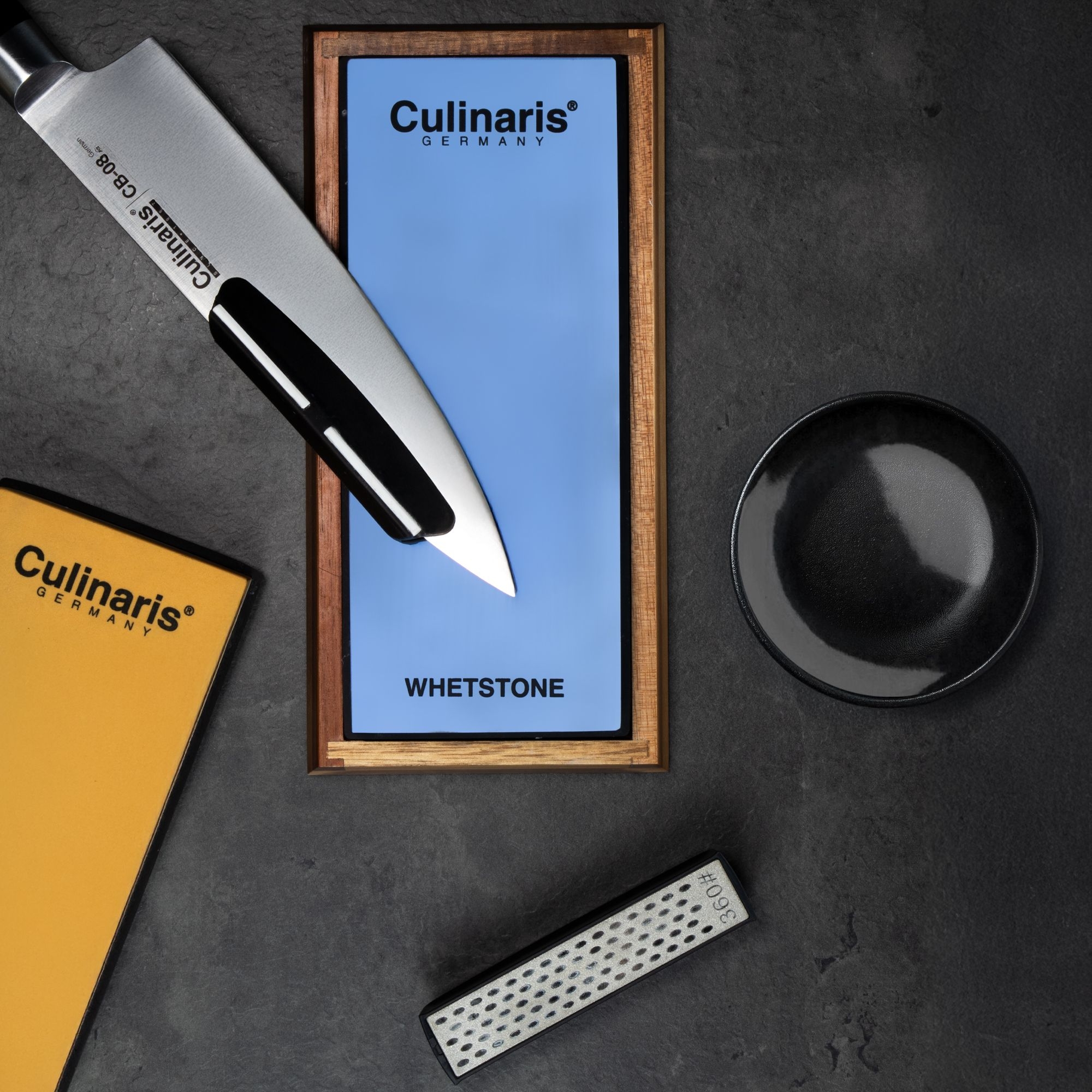 Wet whetstone - 240/1000 - 5-piece set  | Culinaris