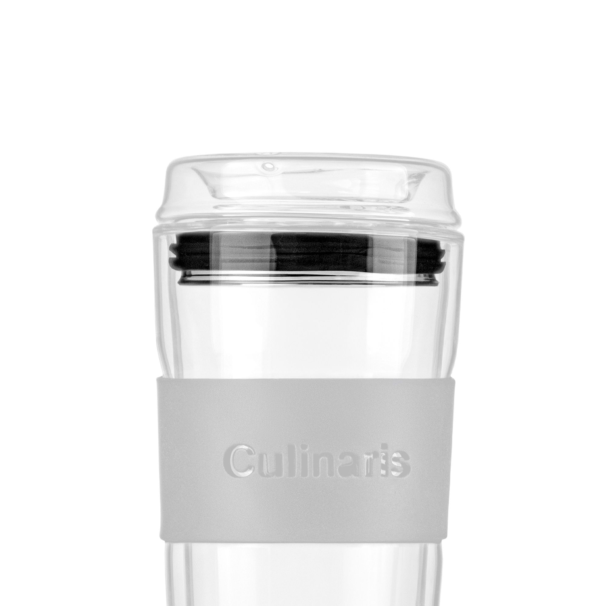 Sealing ring - glass mug Portare - black | Culinaris