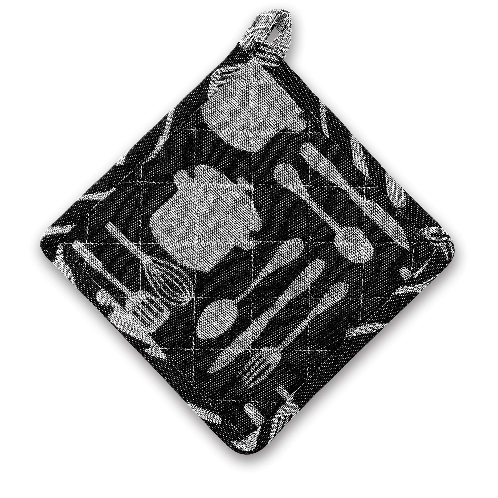 Oven Cloth - Black Cutlery | Culinaris