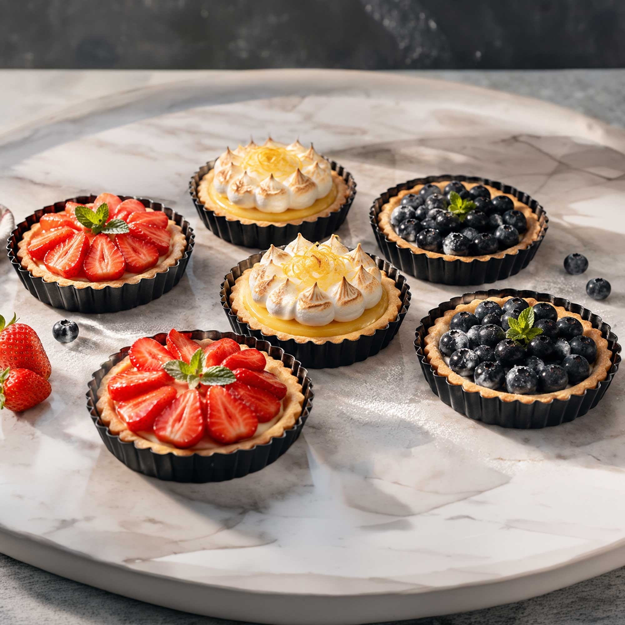 Tartelette Mould - PADEIRO - 12 cm - Set of 6 | Culinaris