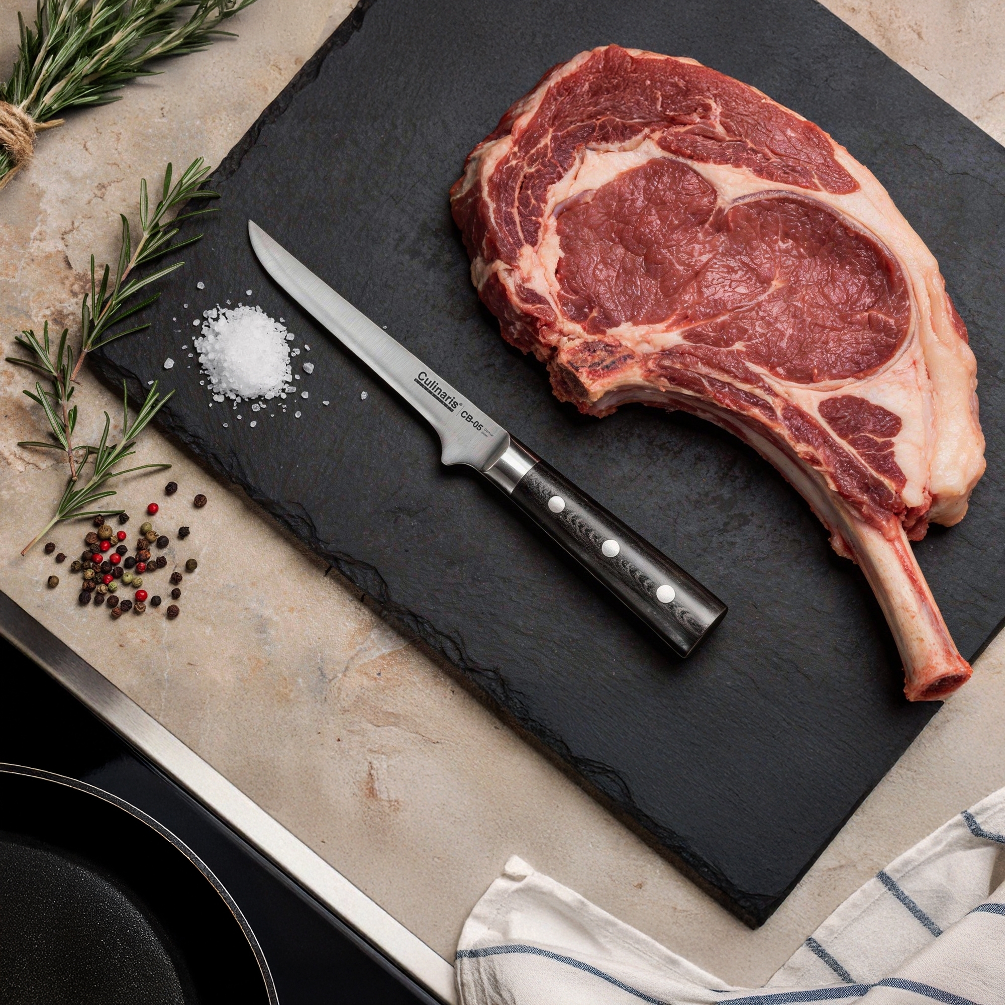 Boning knife - Black Series - 16 cm - CB-05 | Culinaris