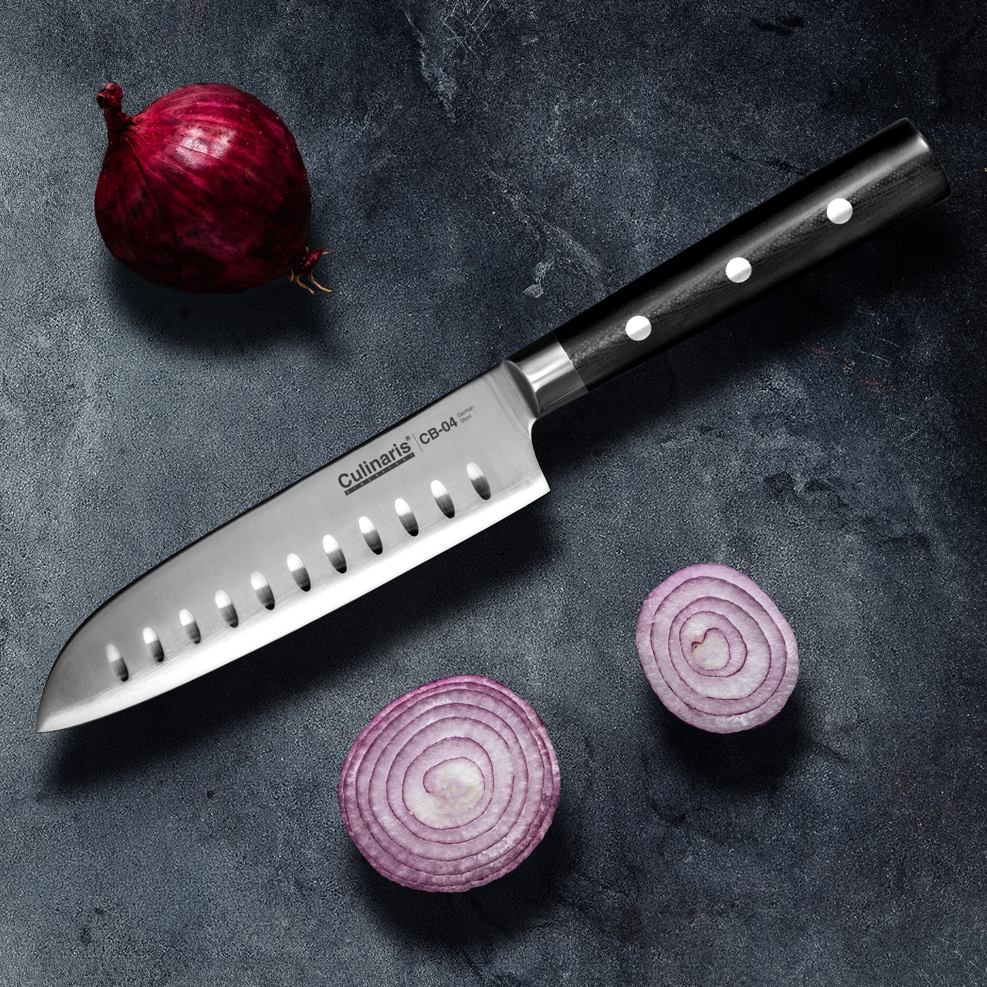 Santoku small - Black series - 13 cm - CB-04 | Culinaris