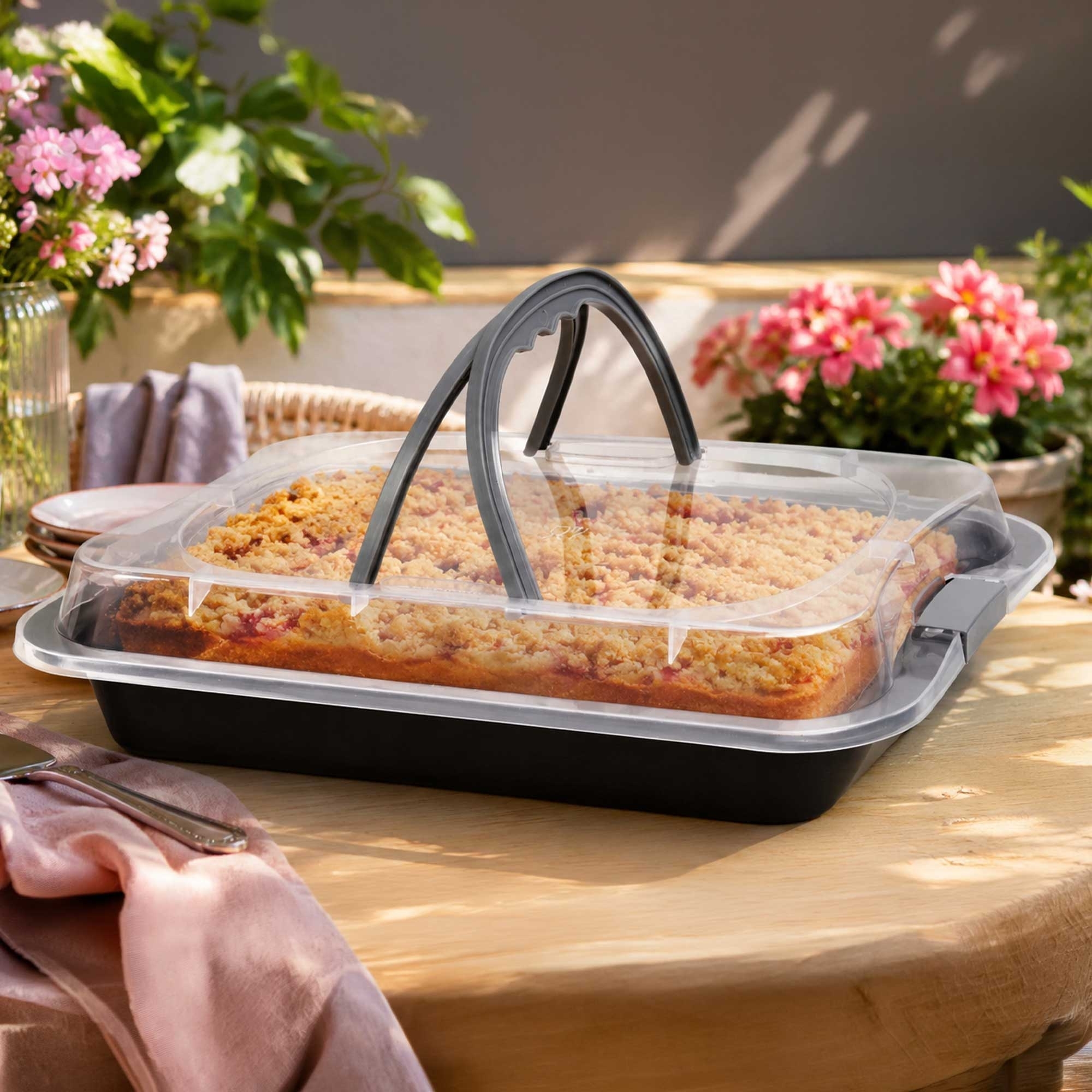 Cake Tin with transport lid - PADEIRO - 37 cm | Culinaris