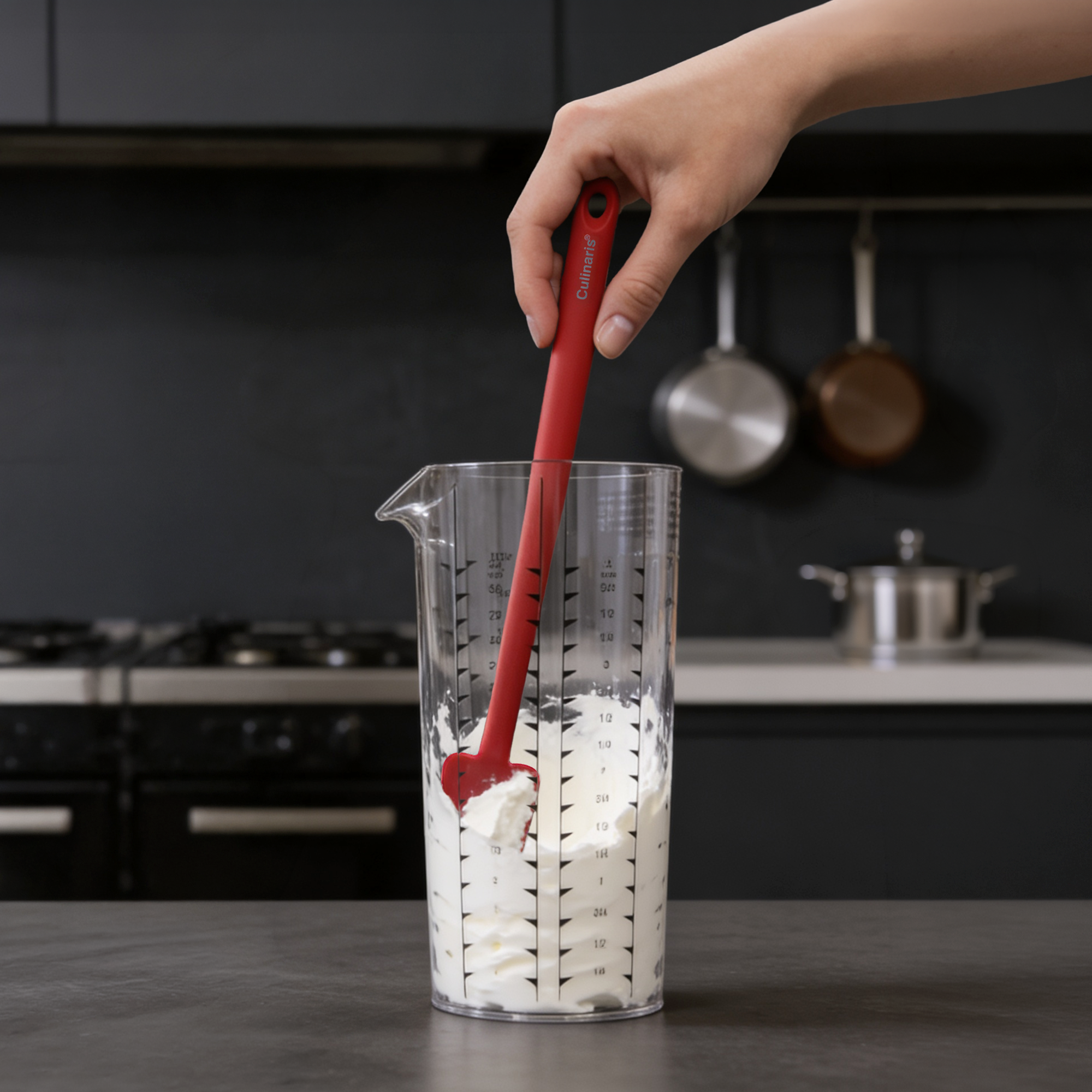 Leftovers Spoon L - silicone - red | Culinaris