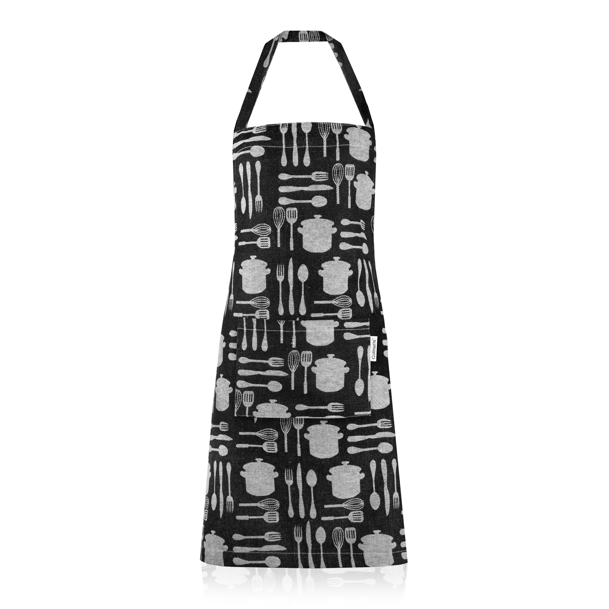 Apron - Black Cutlery | Culinaris