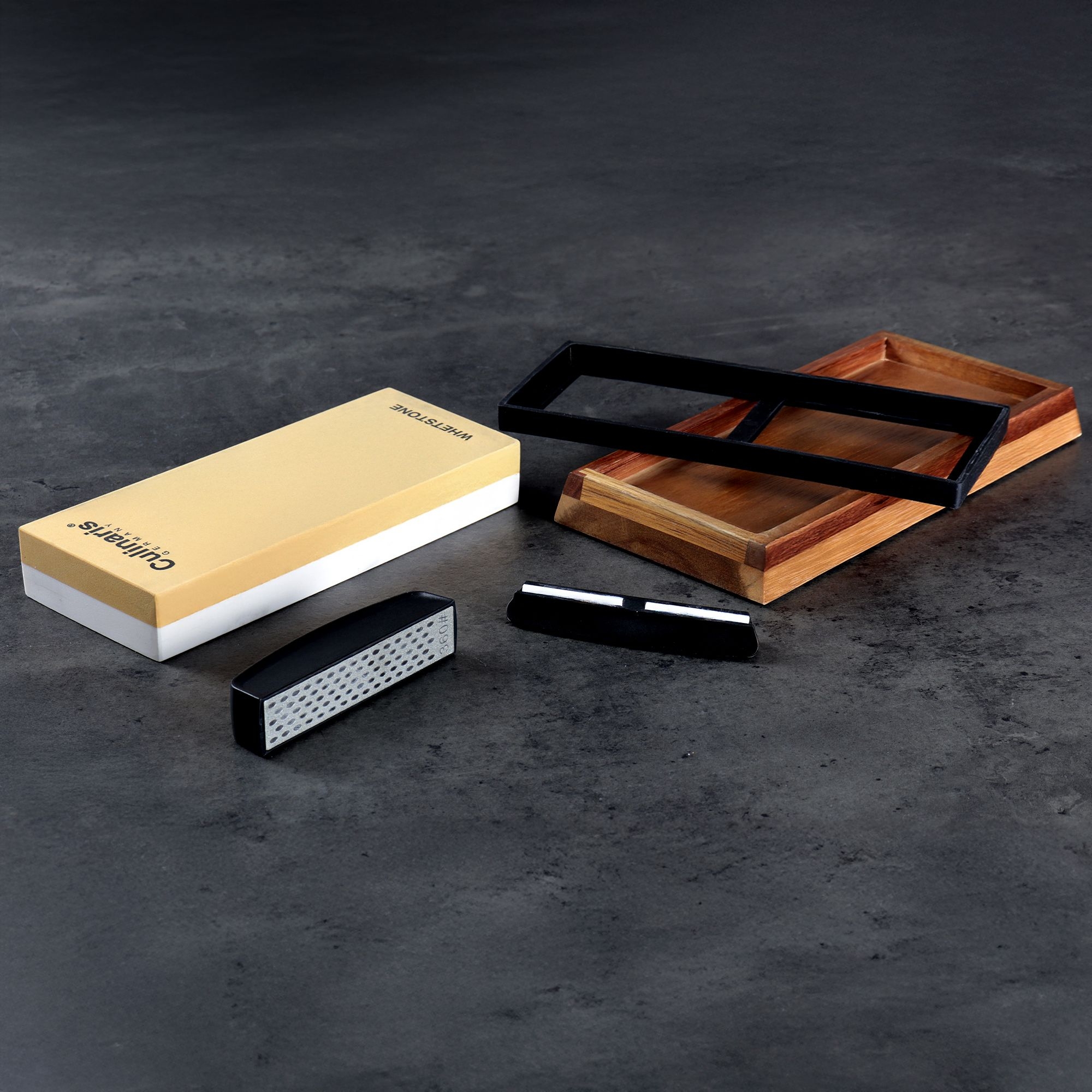 Wet whetstone - 240/1000 - 5-piece set  | Culinaris