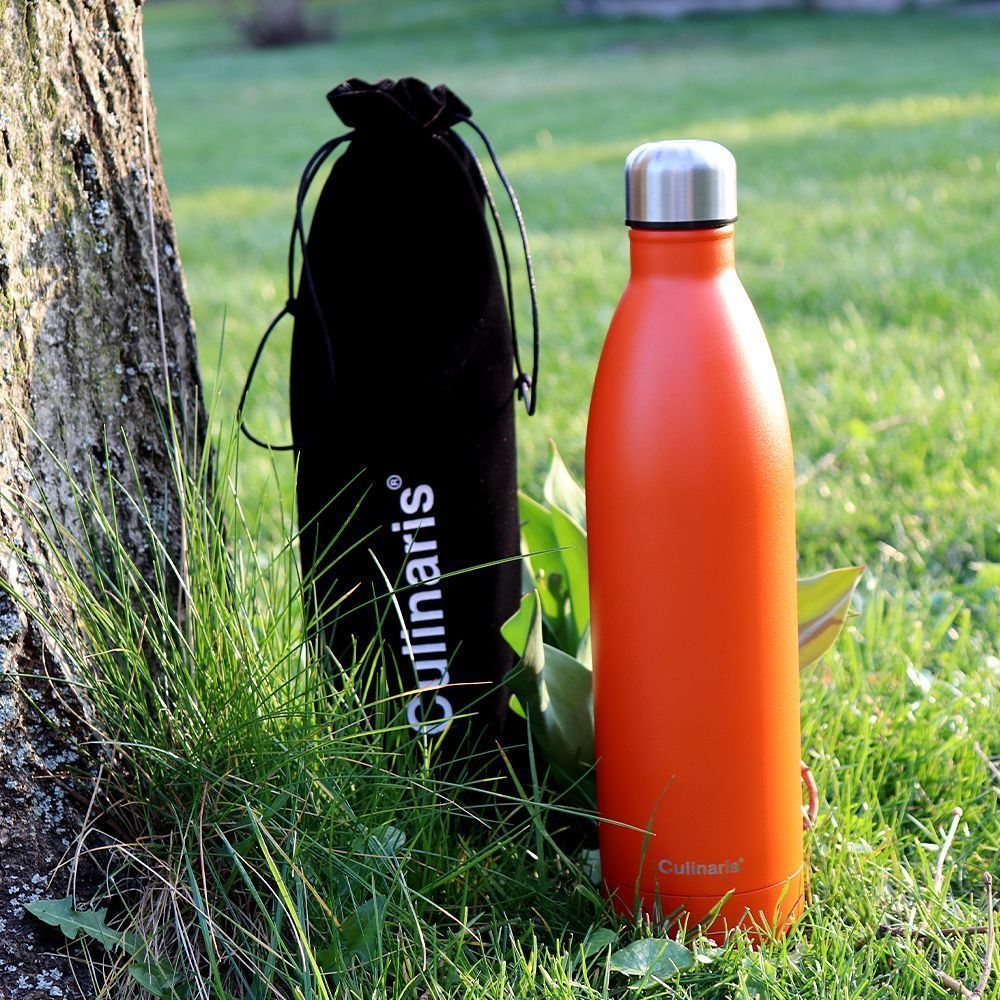 Insulated bottle - 750 ml - orange | Culinaris