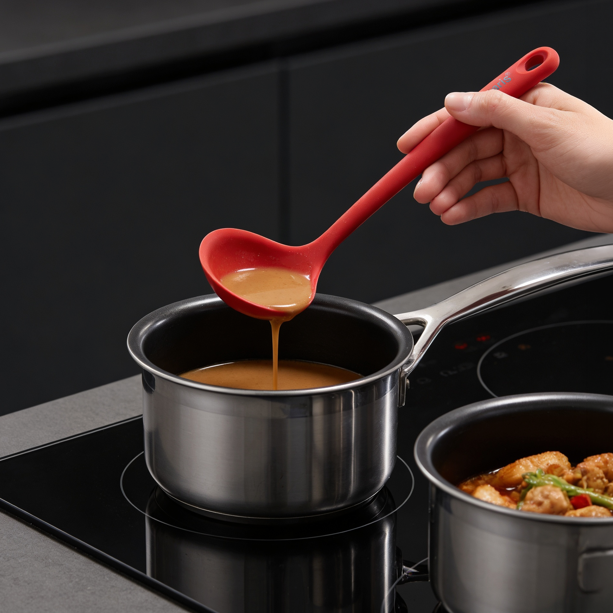 Ladle S - silicone - red | Culinaris