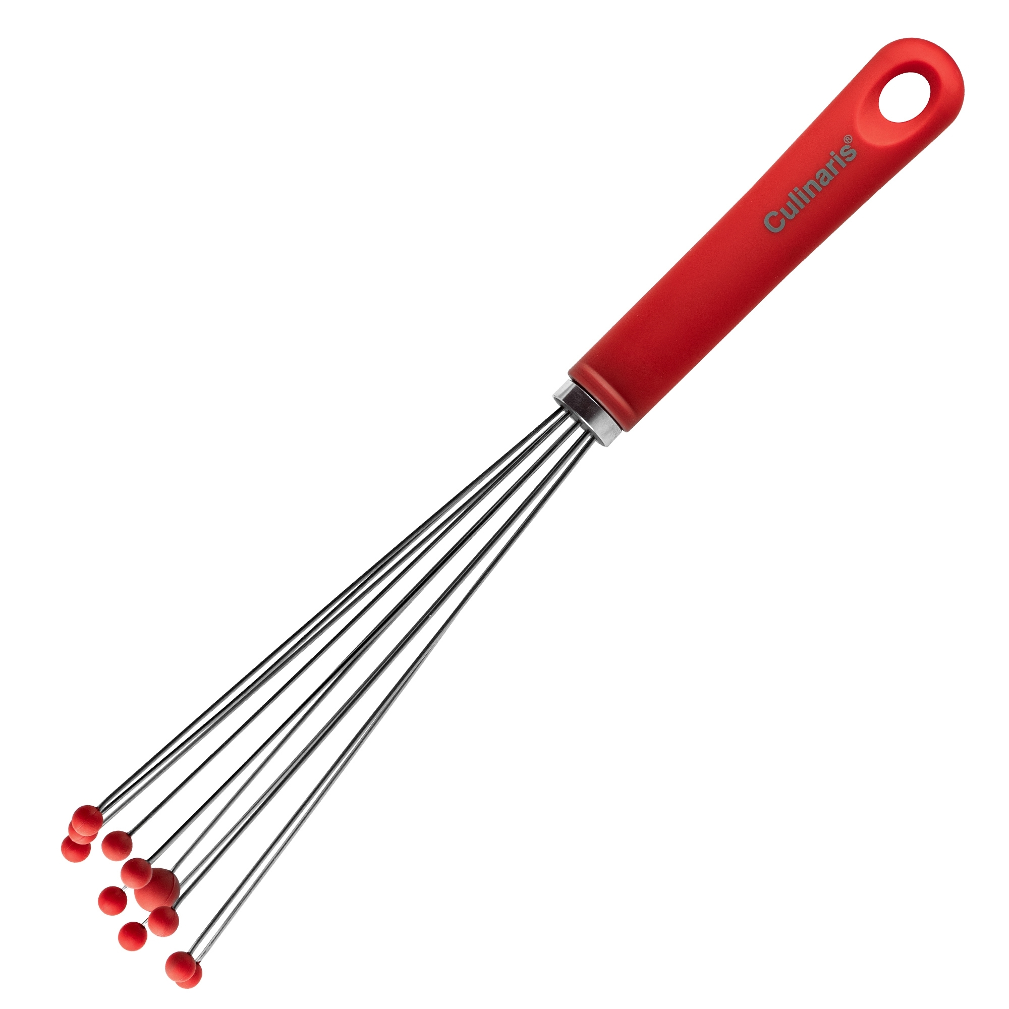 Ball Whisk - silicone - red | Culinaris