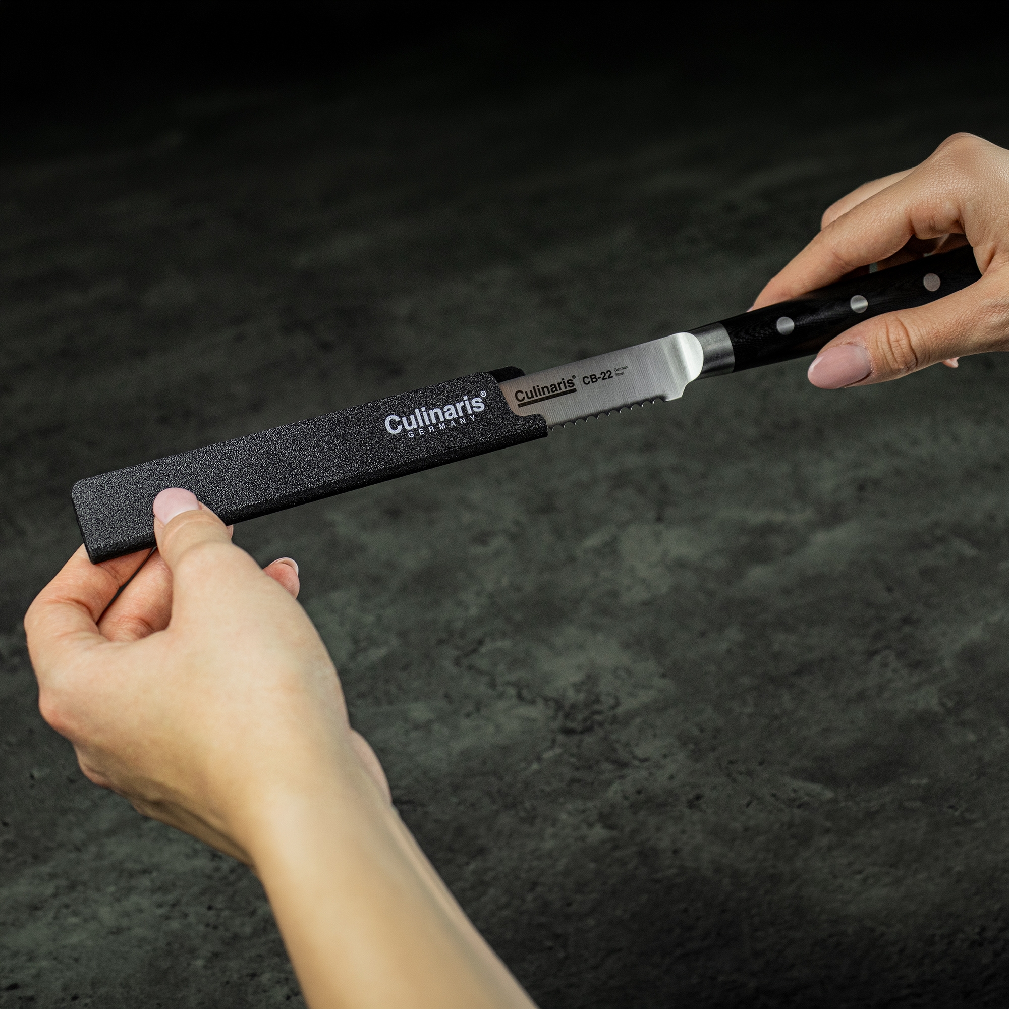 Blade guard - Black Series - 15 x 2,5 cm - CB-26 | Culinaris