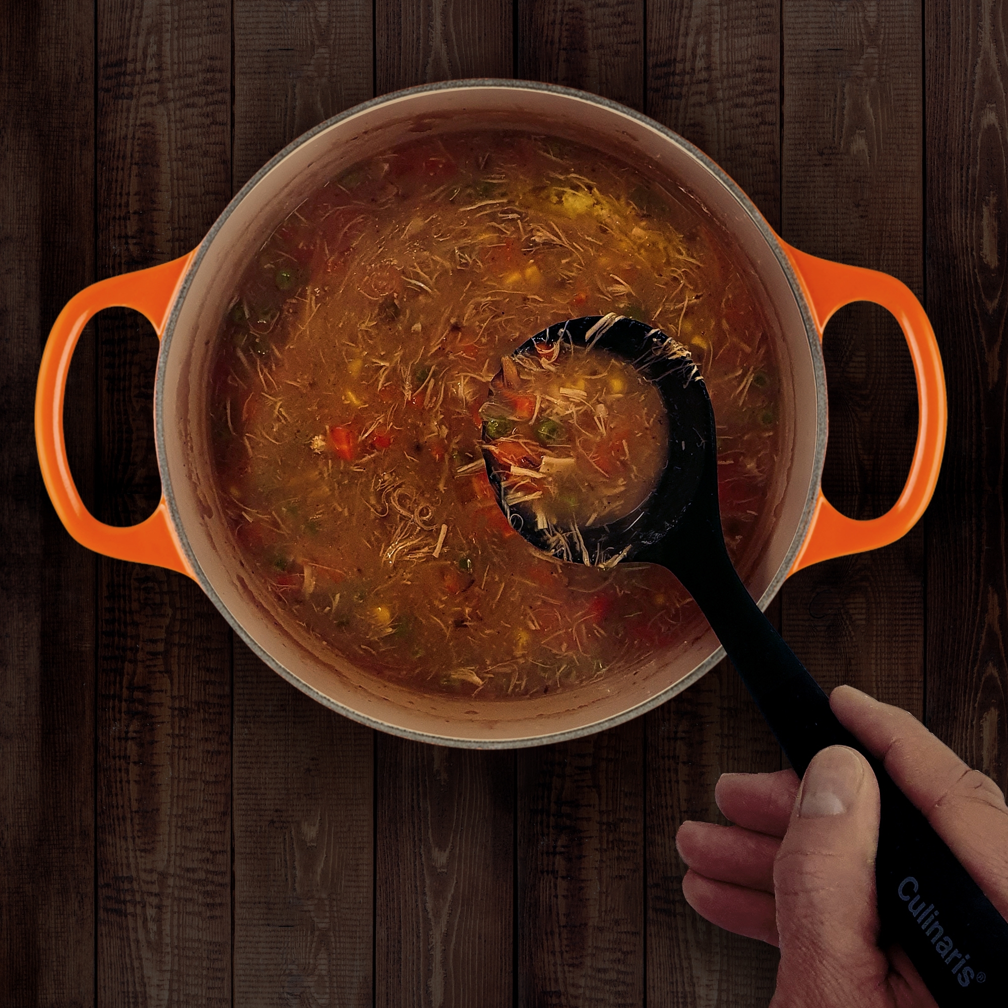 Ladle - silicone - black | Culinaris