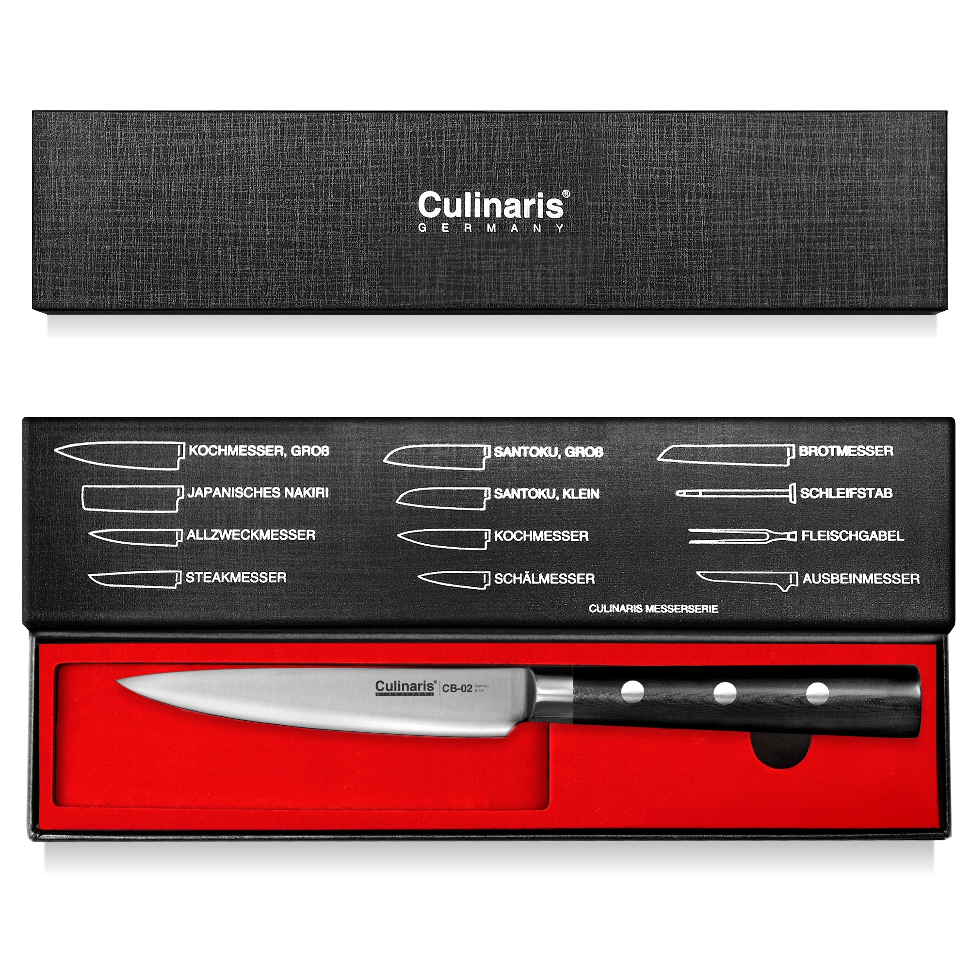 Utility knife - Black Series - 12.5 cm - CB-02 | Culinaris
