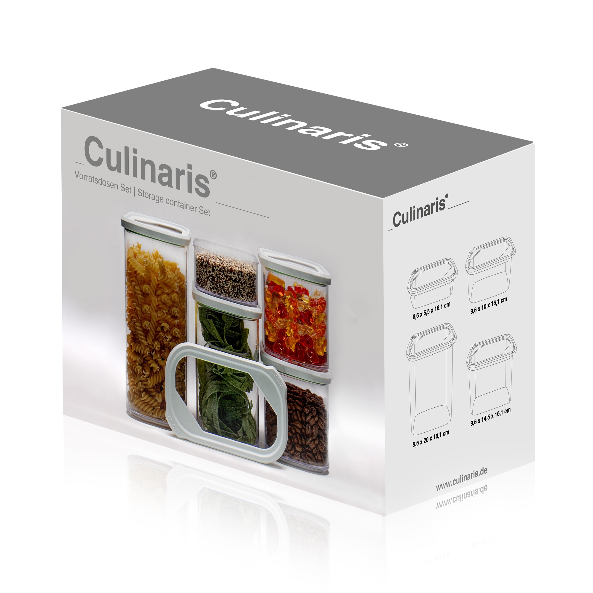 Storage Container-Set - Set of 5 | Culinaris