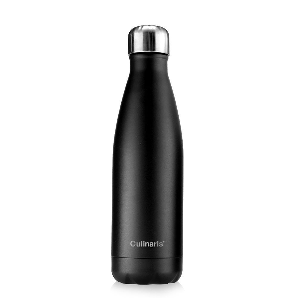 Insulated bottle - 500 ml - black | Culinaris