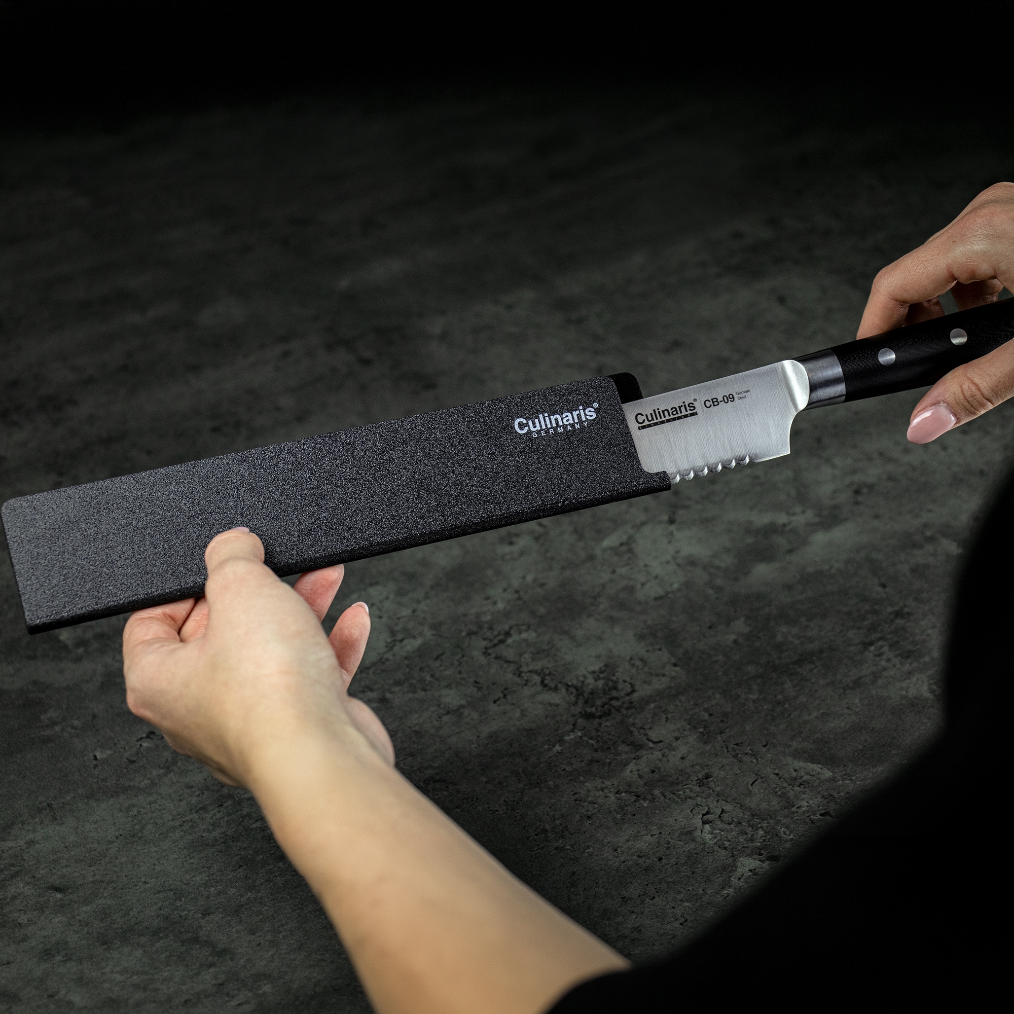 Blade guard - Black Series - 25 x 5 cm - CB-30 | Culinaris