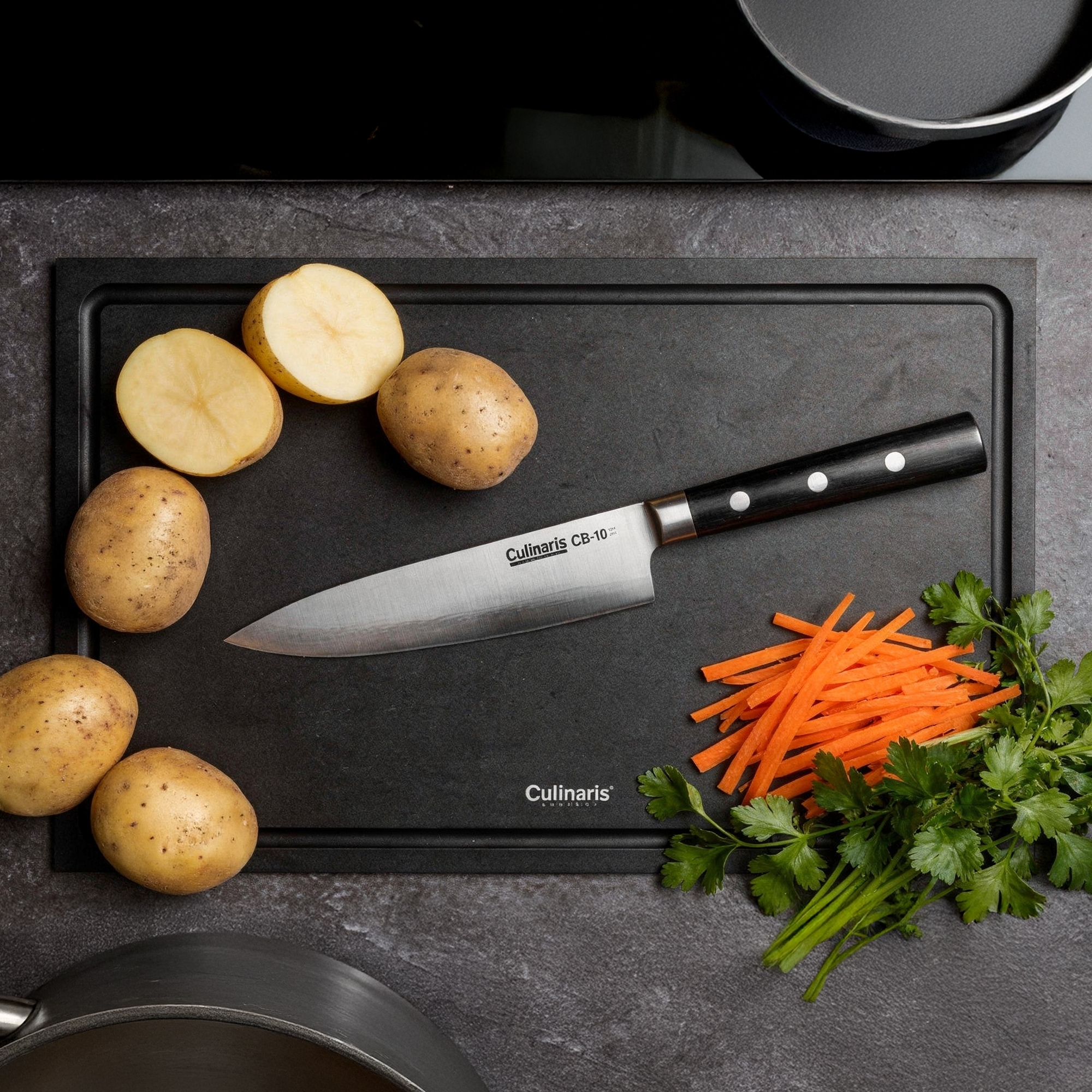 Chef's knife small - Black Series - 14 cm - CB-10 | Culinaris