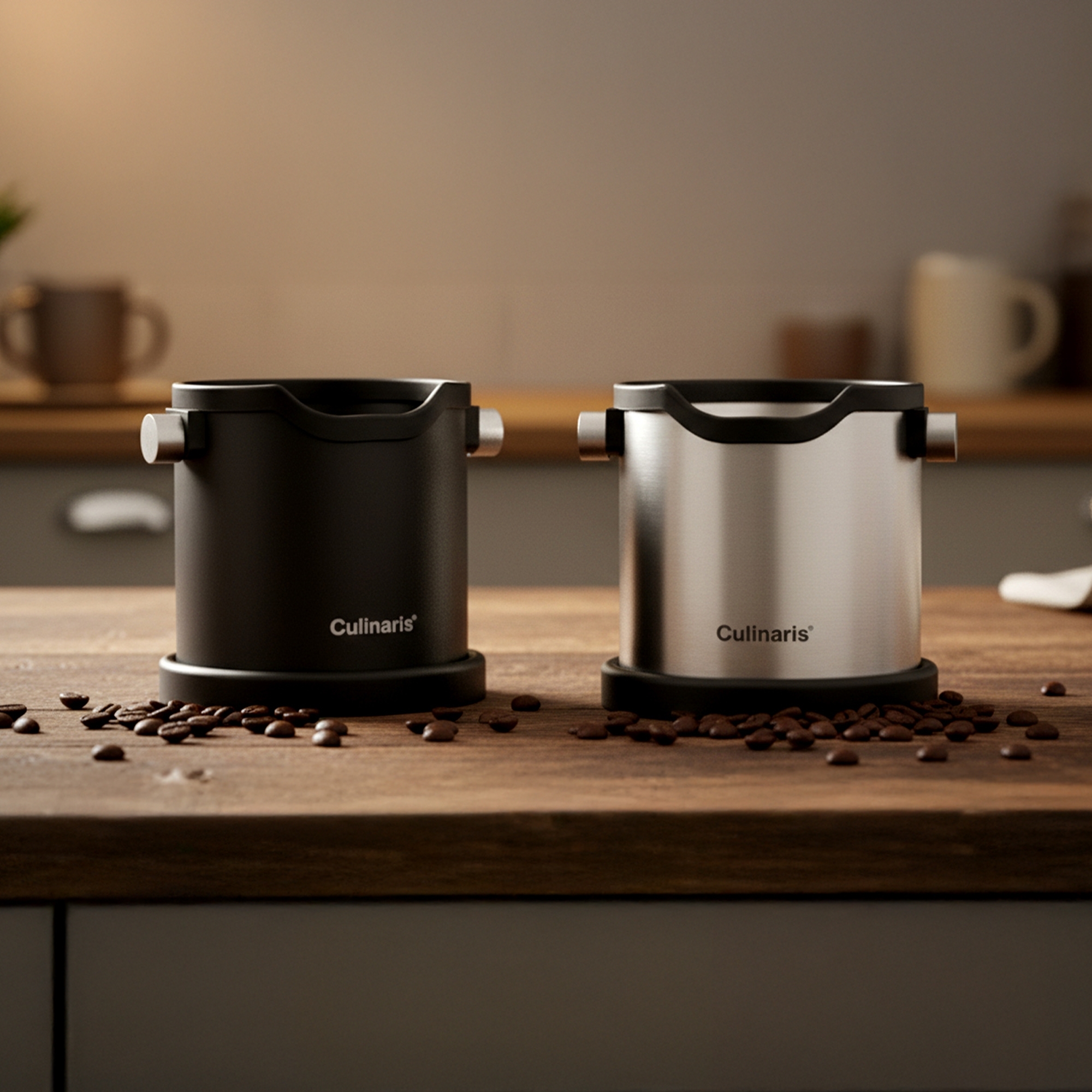 Espresso Knock Box - matt black | Culinaris