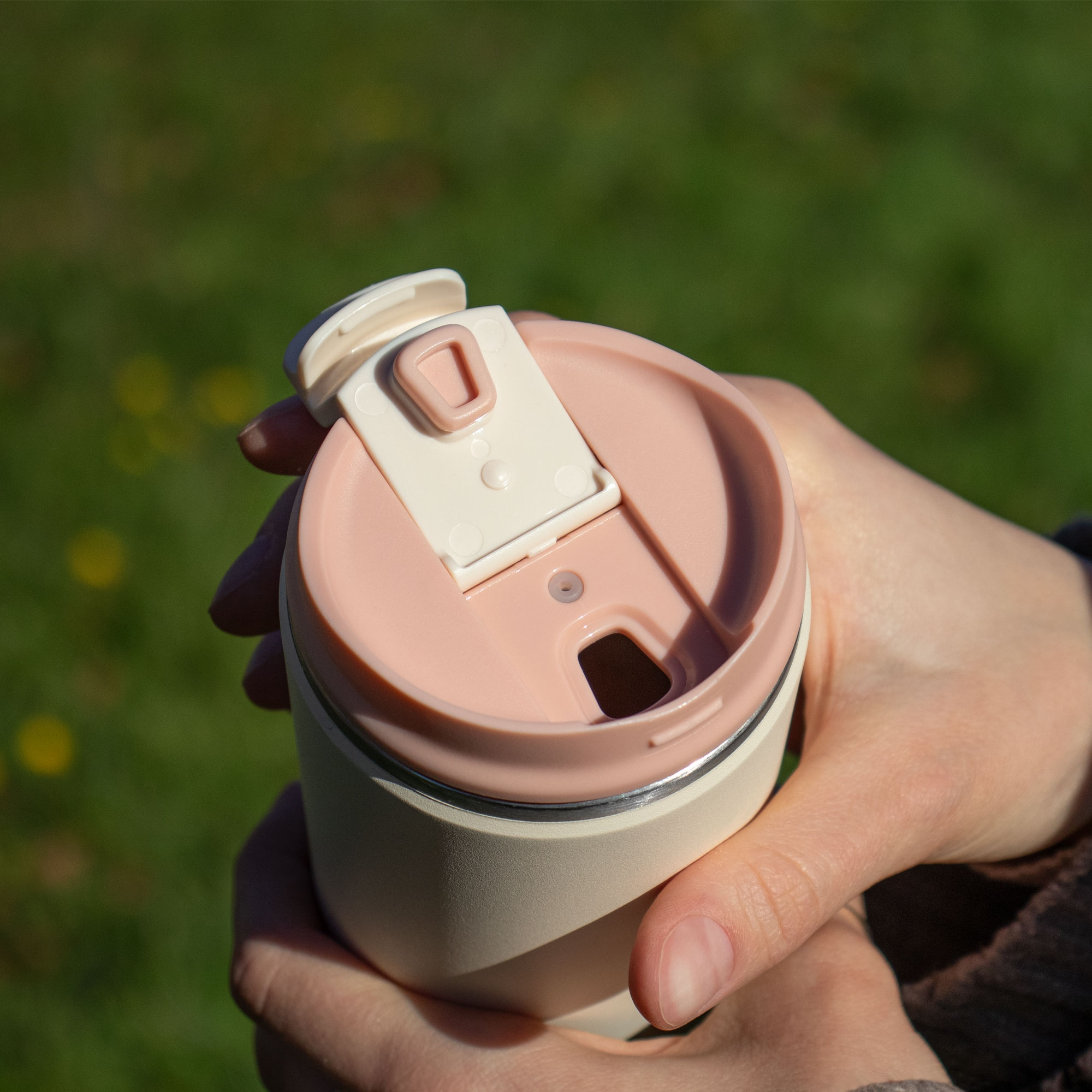 Thermo mug - Amico - 460 ml - creme | Culinaris