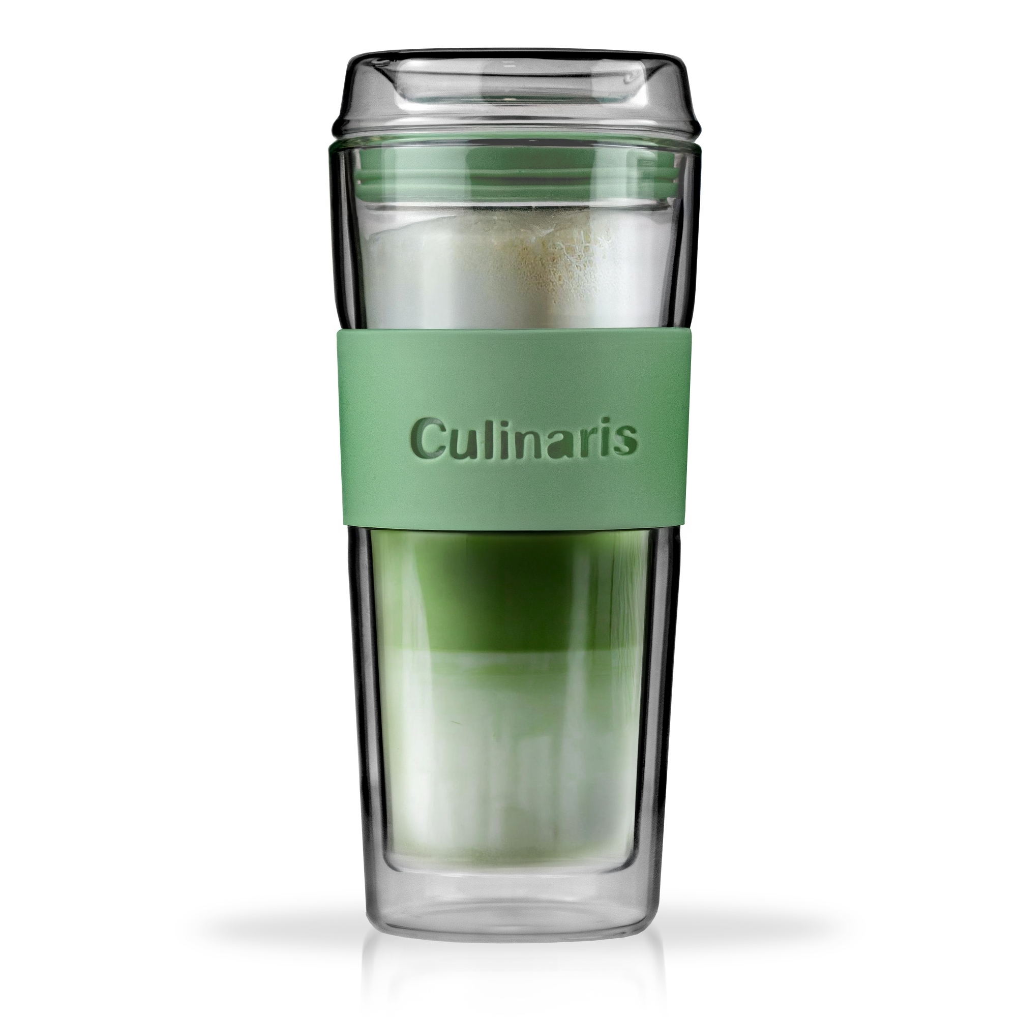 Glass mug - portare - 420 ml - mint | Culinaris