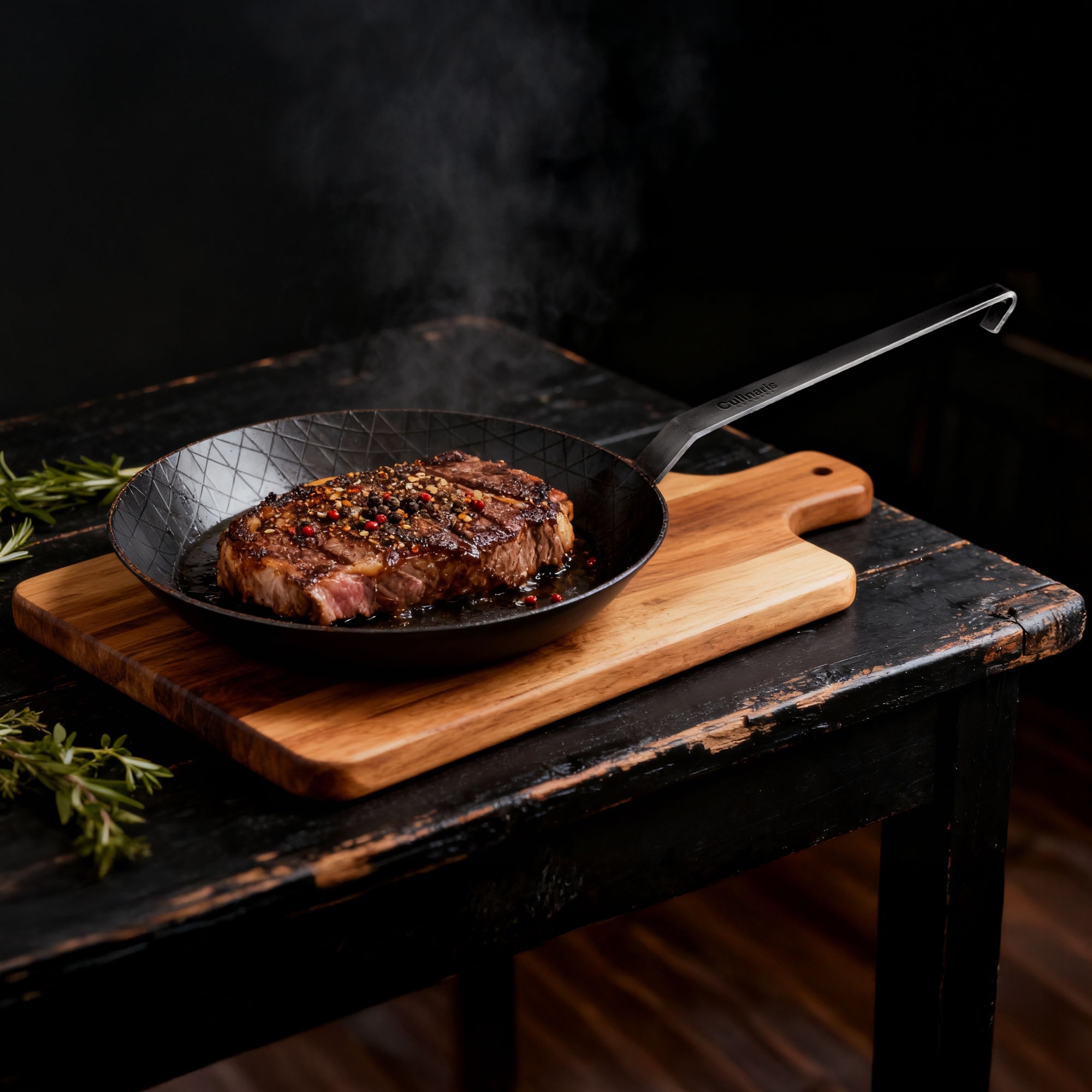 Steak Pan - Fierro Rustico - 24 cm | Culinaris