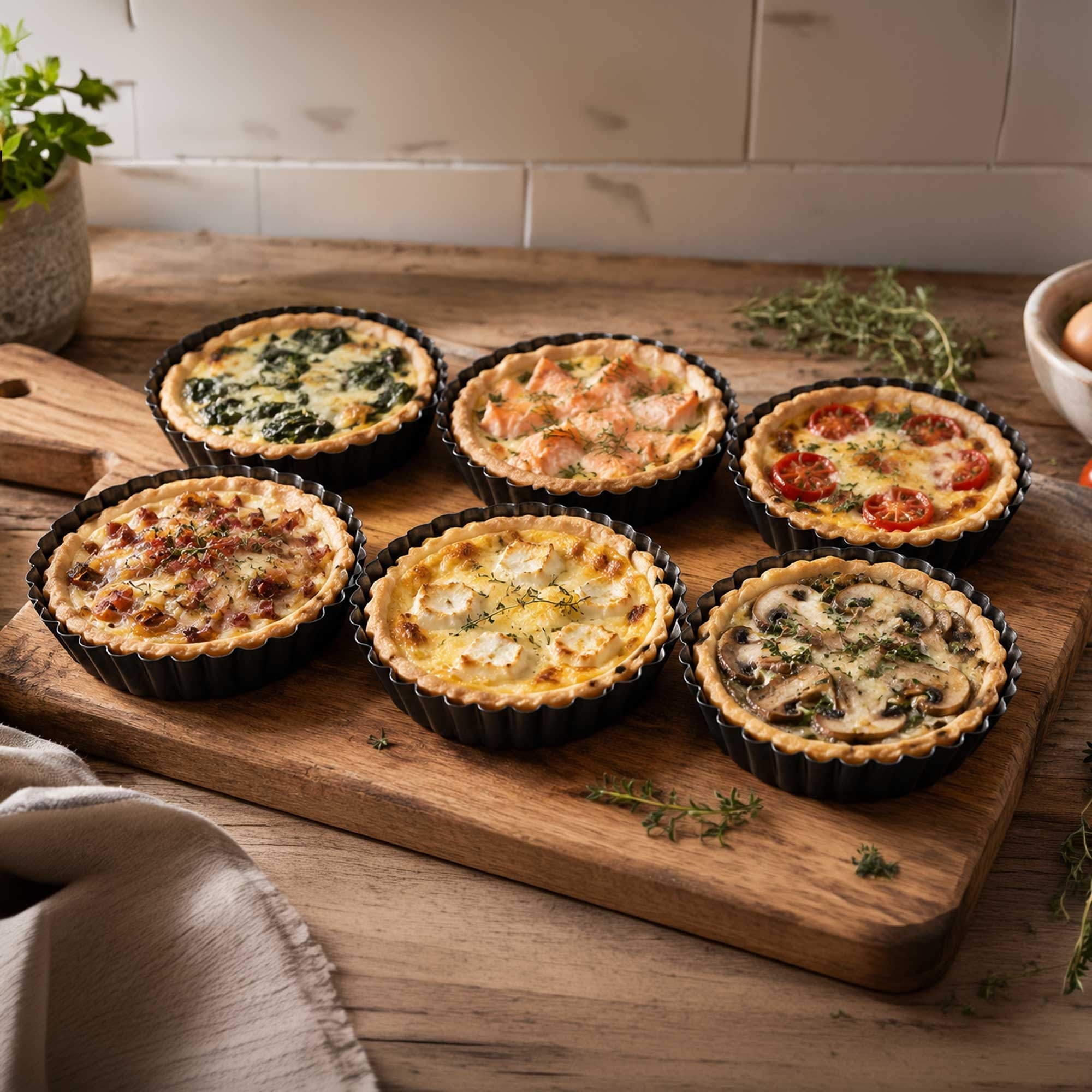 Tartelette Mould - PADEIRO - 12 cm - Set of 6 | Culinaris