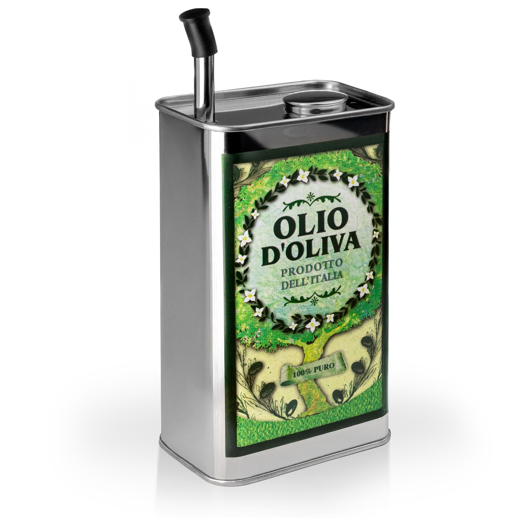 Oil can – Green - 1000 ml | Culinaris