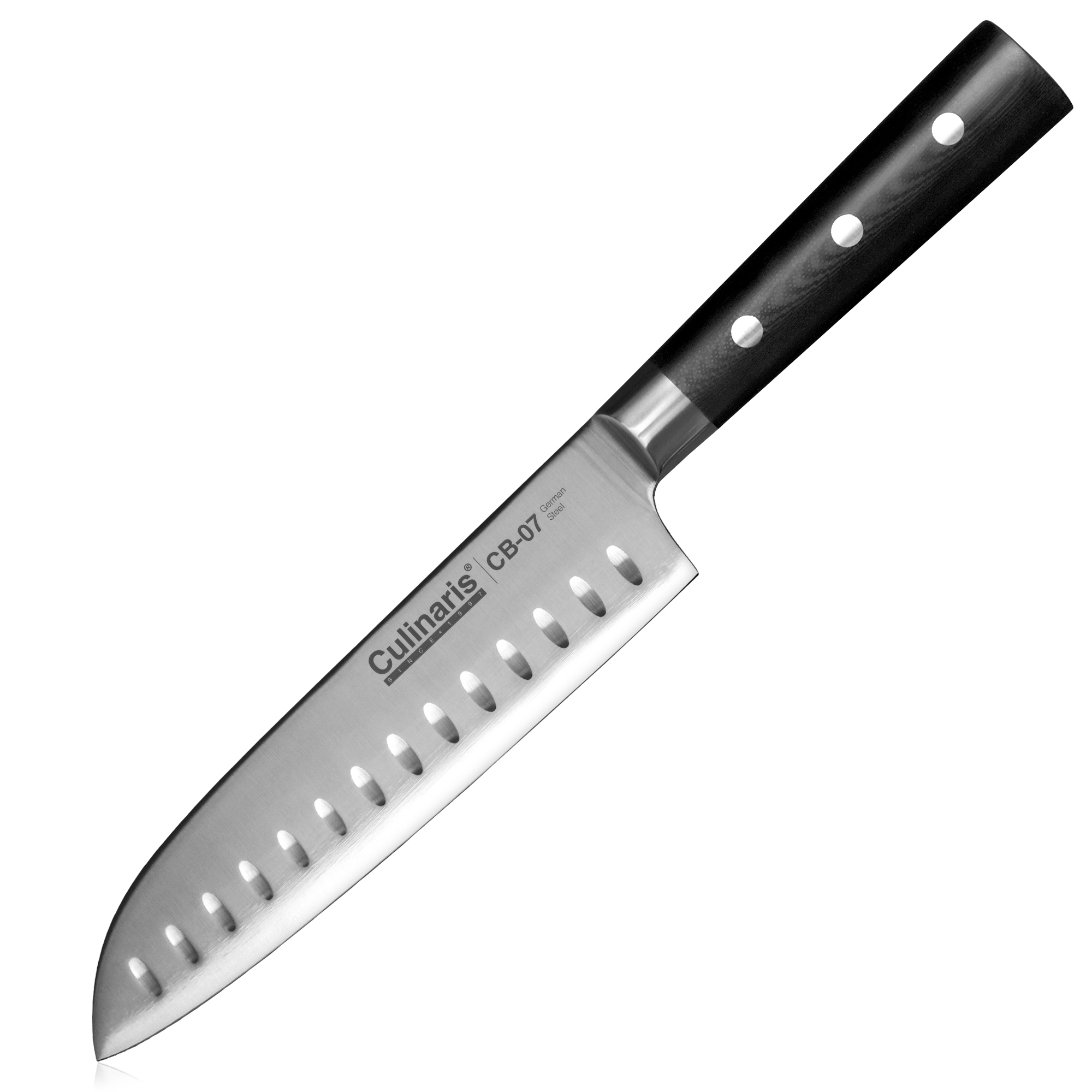 Santoku large - Black Serie - 18 cm - CB-07 | Culinaris