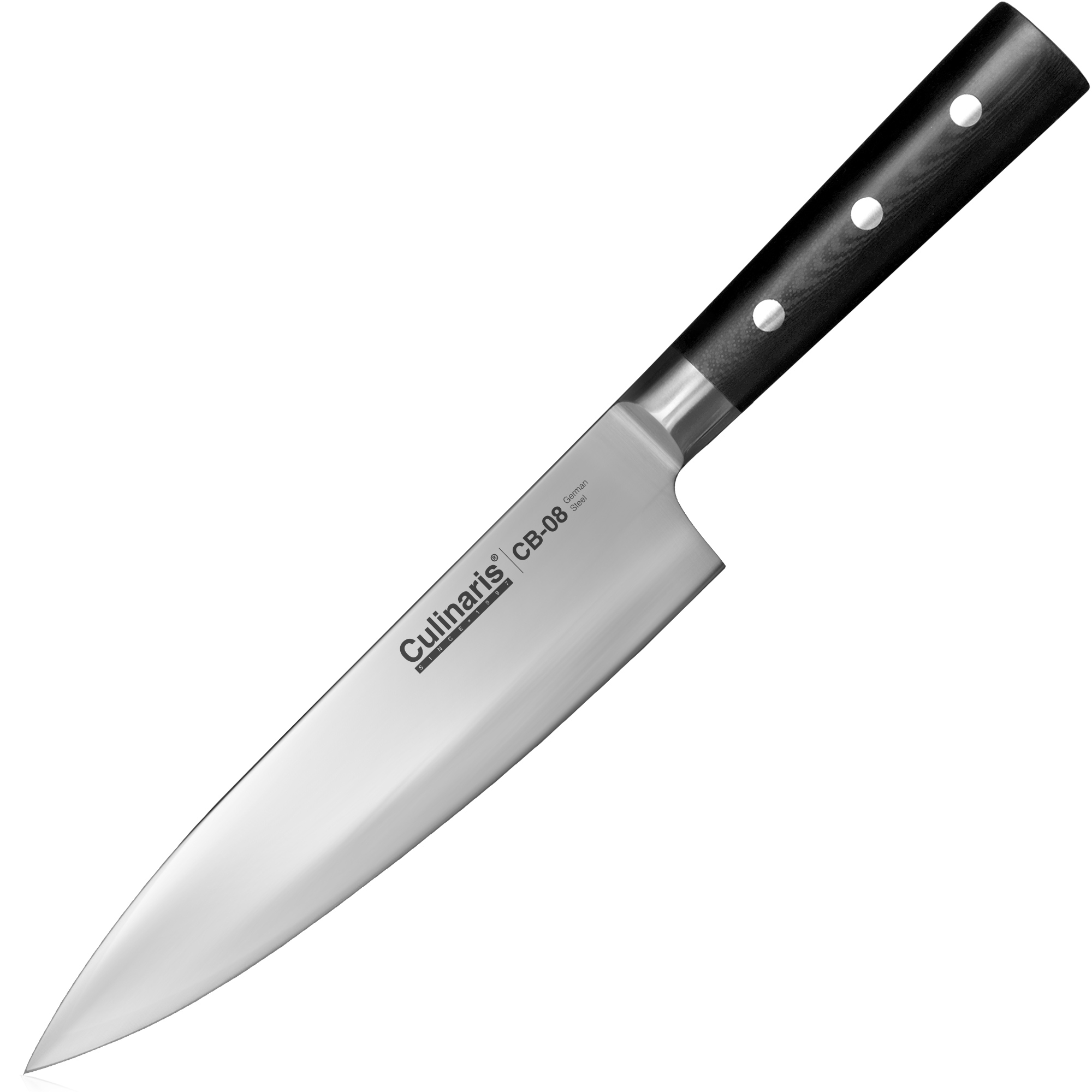 Chef's knife large - Black series - 20 cm - CB-08 | Culinaris