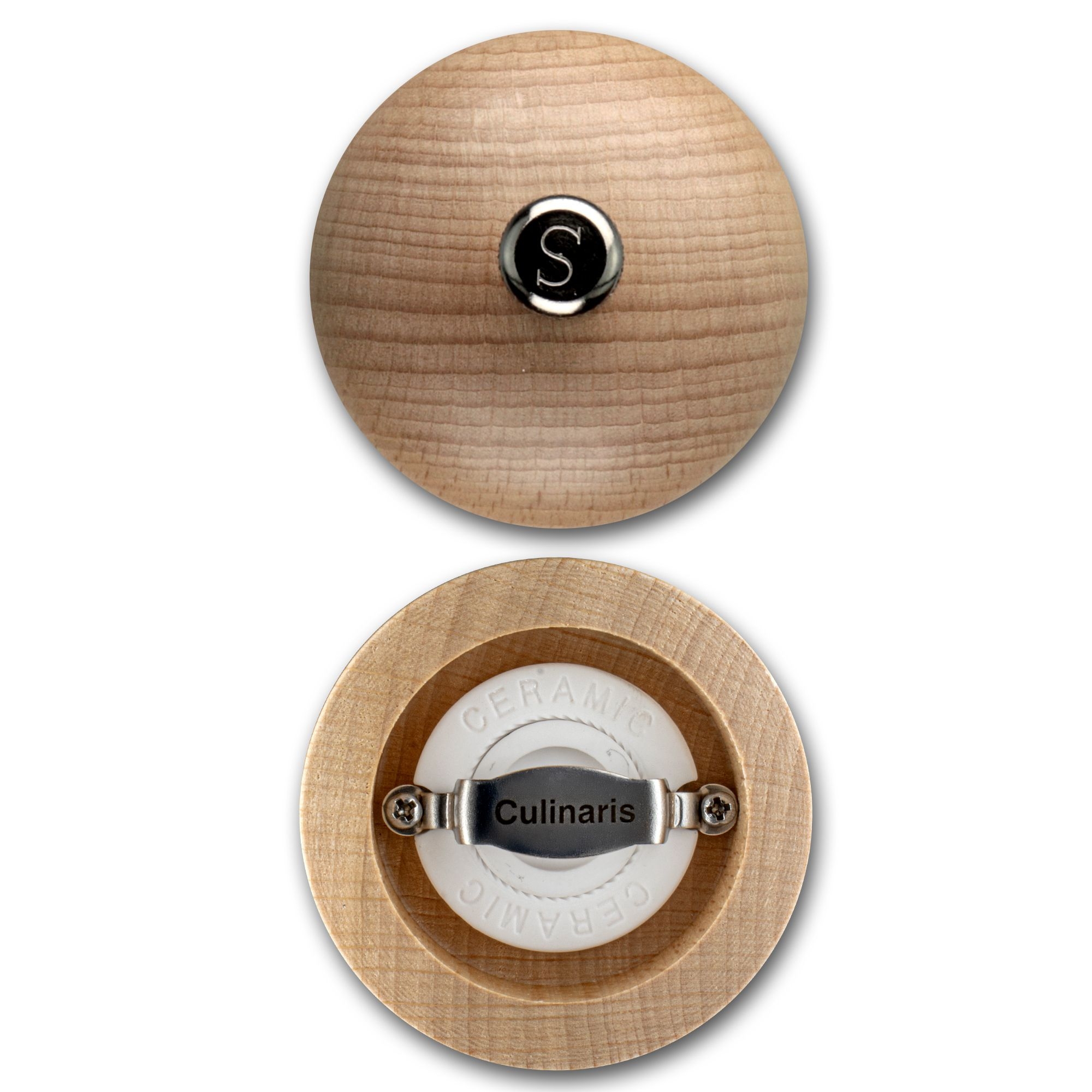 Salt mill - Molina - 18 cm - Beech wood | Culinaris