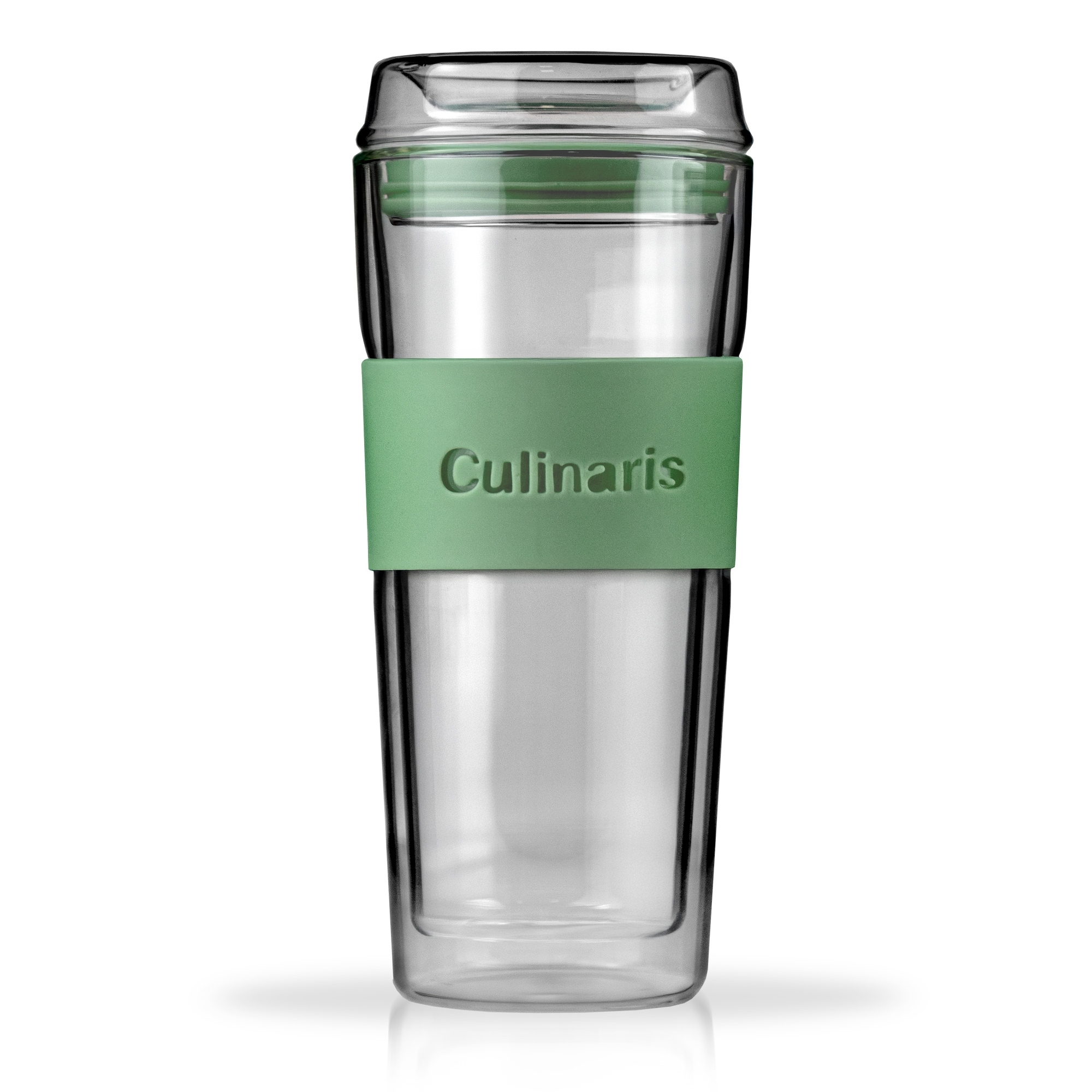Glass mug - portare - 420 ml - mint | Culinaris