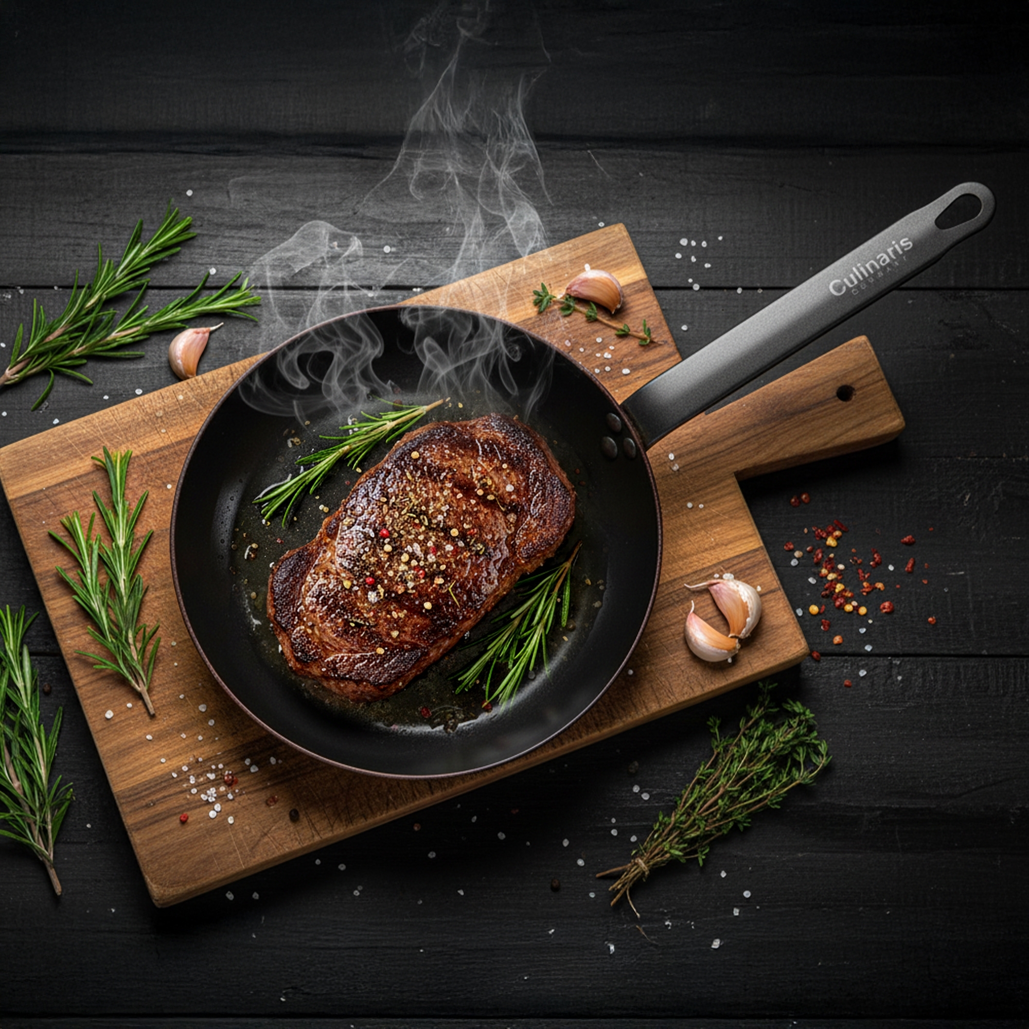 Iron frying pan - Fierro Classico - 24 cm - Seasoning | Culinaris