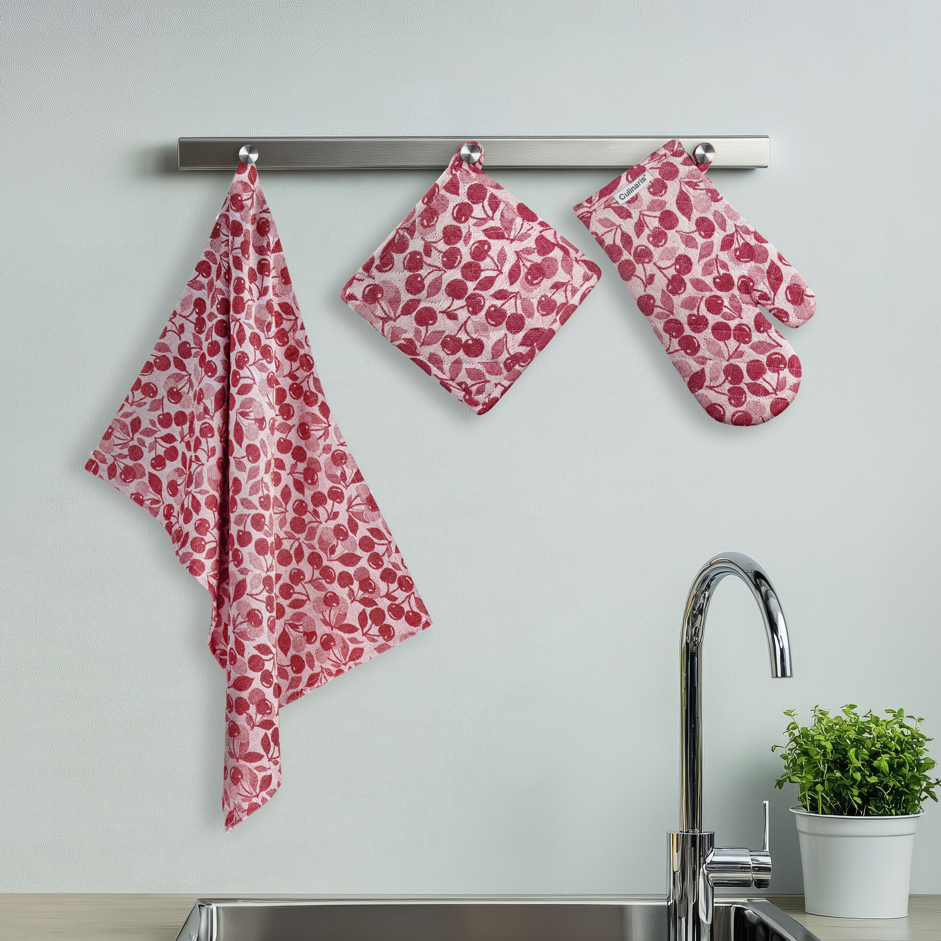 Oven glove - Red Cherry | Culinaris